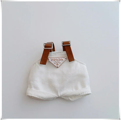 White Prada Overalls